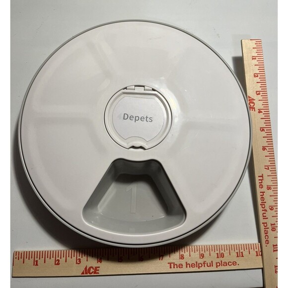 Depets Automatic 6 Meal Pet Feeder Programmable Digital Timer Battery Cat Or Dog - Picture 7 of 8